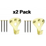 Brass Plated Picture Hook 3 pin